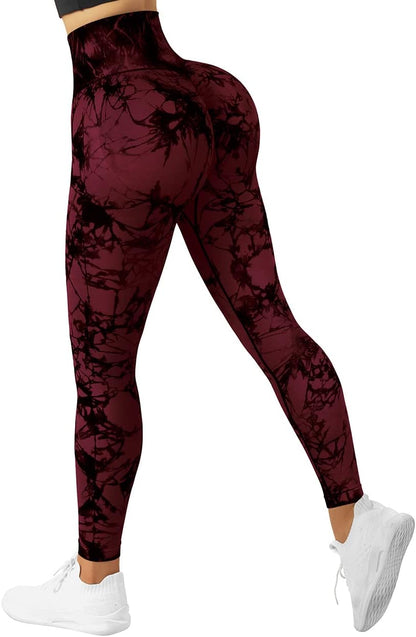 SUUKSESS Women Scrunch Butt Lifting Seamless Leggings Booty High Waisted Workout Yoga Pants