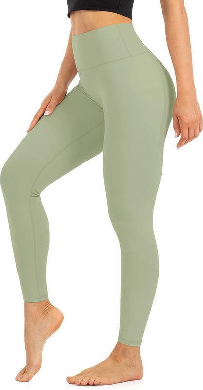 Blisset High Waist Leggings for Women - Opaque, Soft Tummy Control Athletic Pants for Yoga, Running, Workout and Gym