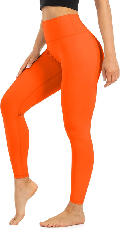 Blisset High Waist Leggings for Women - Opaque, Soft Tummy Control Athletic Pants for Yoga, Running, Workout and Gym