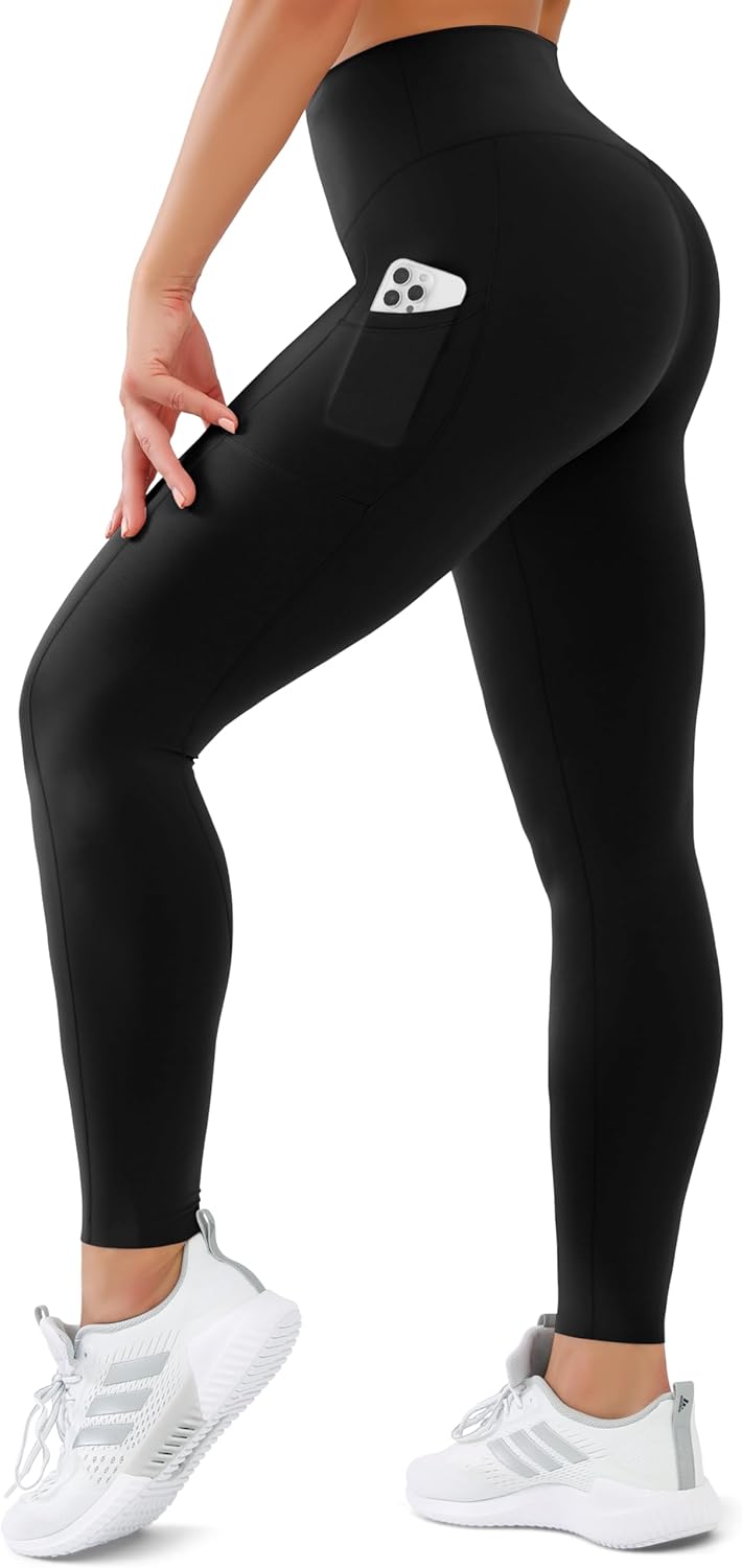 SUNCLOVE High Waisted Leggings for Women Tummy Control Buttery Soft Yoga Pants Womens Gym Workout Running Leggings