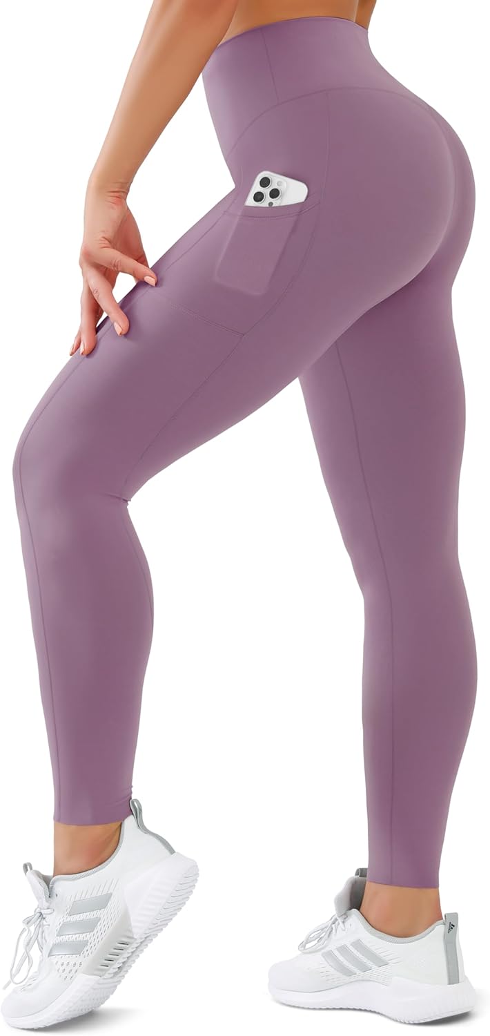 SUNCLOVE High Waisted Leggings for Women Tummy Control Buttery Soft Yoga Pants Womens Gym Workout Running Leggings