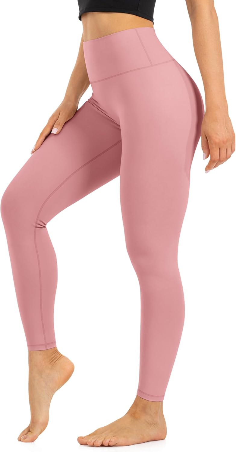 Blisset High Waist Leggings for Women - Opaque, Soft Tummy Control Athletic Pants for Yoga, Running, Workout and Gym