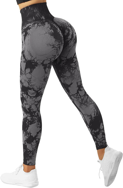 SUUKSESS Women Scrunch Butt Lifting Seamless Leggings Booty High Waisted Workout Yoga Pants