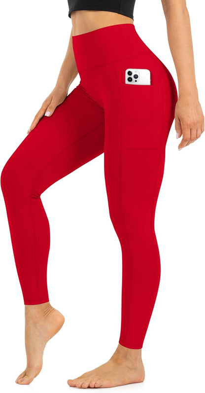 Blisset High Waist Leggings for Women - Opaque, Soft Tummy Control Athletic Pants for Yoga, Running, Workout and Gym