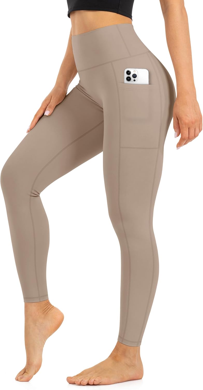 Blisset High Waist Leggings for Women - Opaque, Soft Tummy Control Athletic Pants for Yoga, Running, Workout and Gym