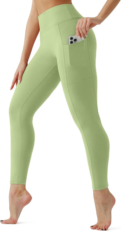 SUNCLOVE High Waisted Leggings for Women Tummy Control Buttery Soft Yoga Pants Womens Gym Workout Running Leggings