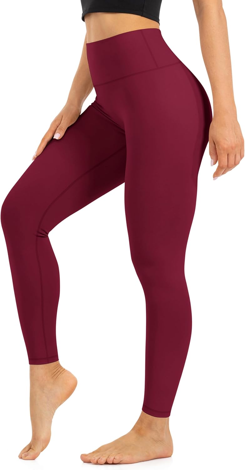 Blisset High Waist Leggings for Women - Opaque, Soft Tummy Control Athletic Pants for Yoga, Running, Workout and Gym