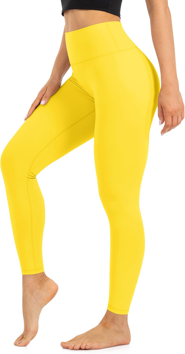 Blisset High Waist Leggings for Women - Opaque, Soft Tummy Control Athletic Pants for Yoga, Running, Workout and Gym