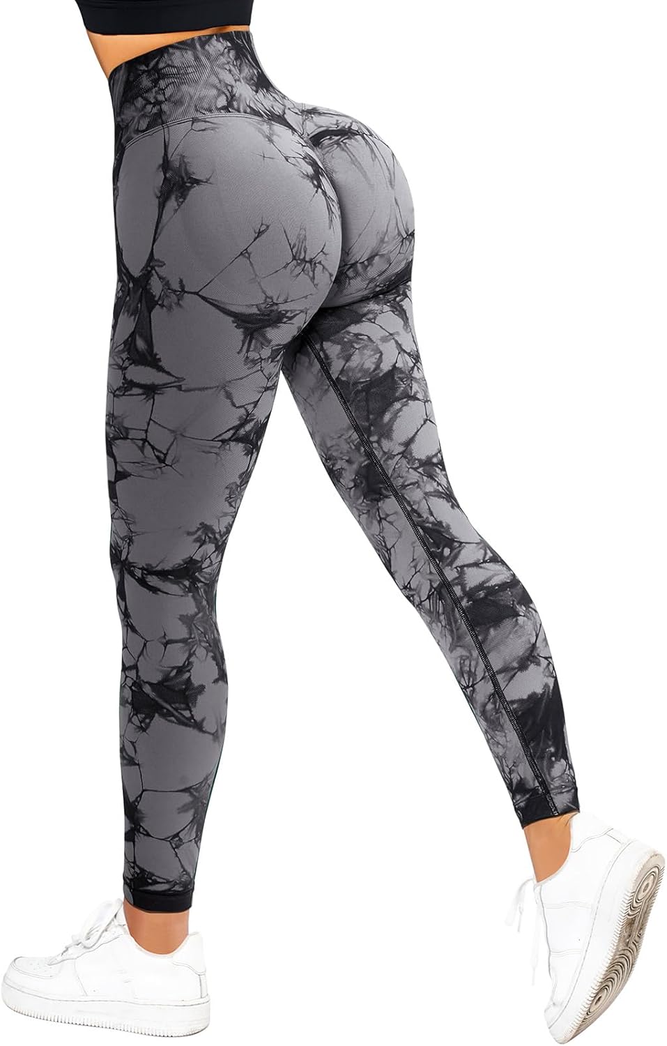 SUUKSESS Women Scrunch Butt Lifting Seamless Leggings Booty High Waisted Workout Yoga Pants