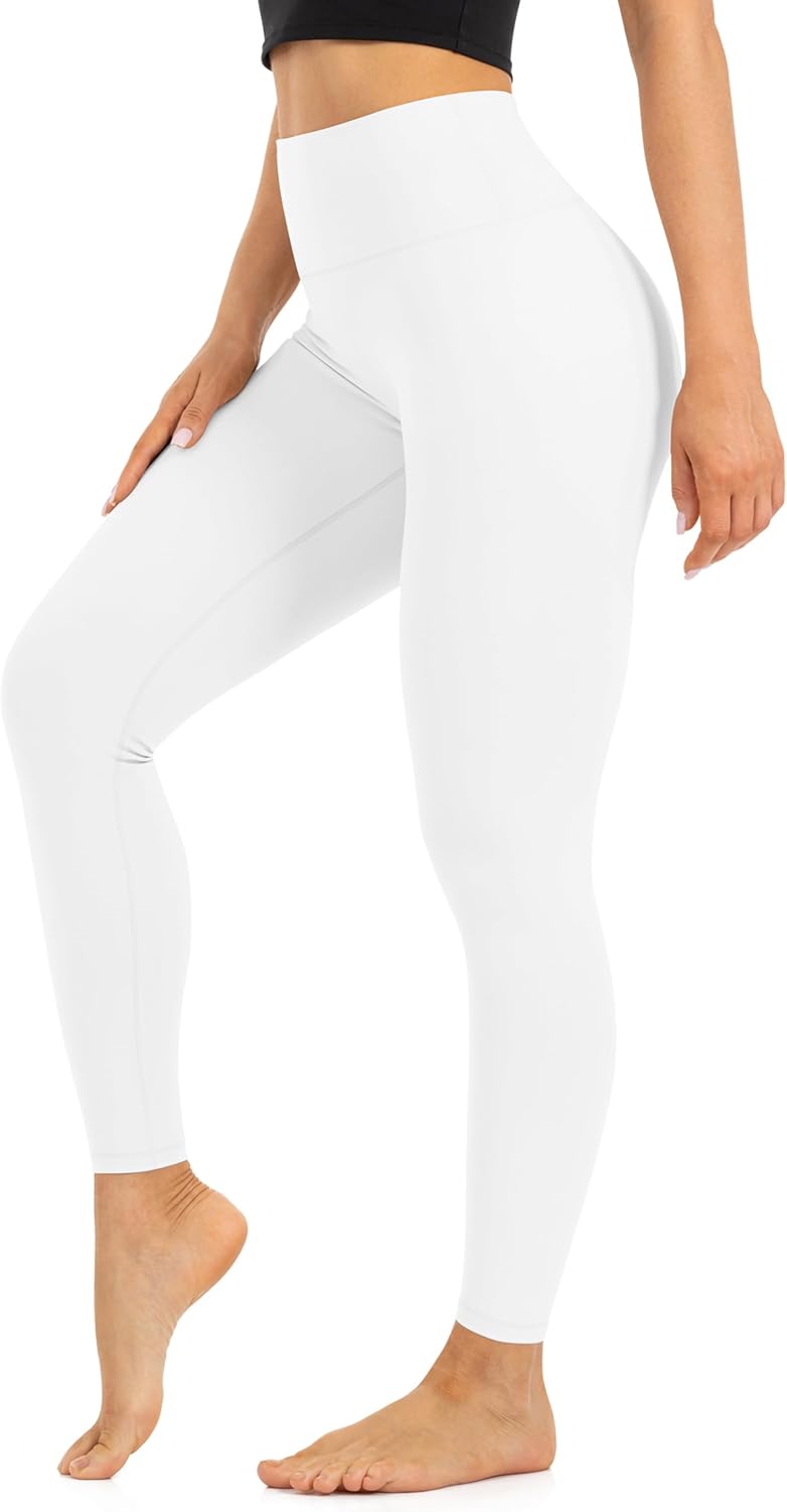 Blisset High Waist Leggings for Women - Opaque, Soft Tummy Control Athletic Pants for Yoga, Running, Workout and Gym