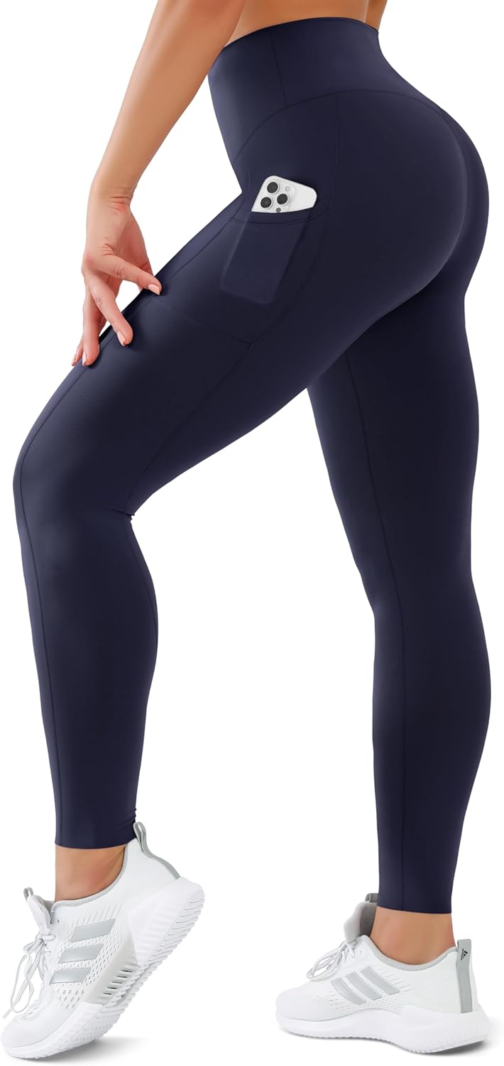 SUNCLOVE High Waisted Leggings for Women Tummy Control Buttery Soft Yoga Pants Womens Gym Workout Running Leggings