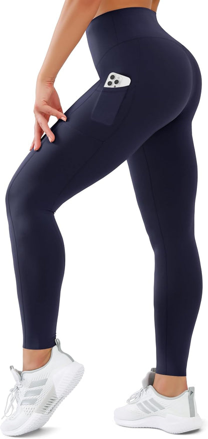 SUNCLOVE High Waisted Leggings for Women Tummy Control Buttery Soft Yoga Pants Womens Gym Workout Running Leggings