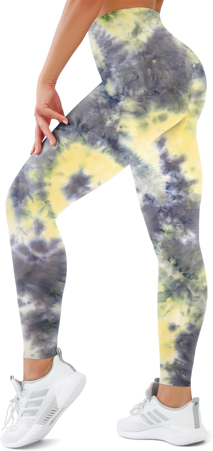 SUNCLOVE High Waisted Leggings for Women Tummy Control Buttery Soft Yoga Pants Womens Gym Workout Running Leggings