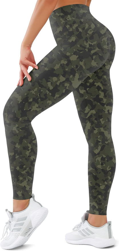 SUNCLOVE High Waisted Leggings for Women Tummy Control Buttery Soft Yoga Pants Womens Gym Workout Running Leggings