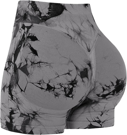 OVESPORT Seamless Workout Shorts for Women Scrunch Butt Lifting Gym Booty Biker Short Pants