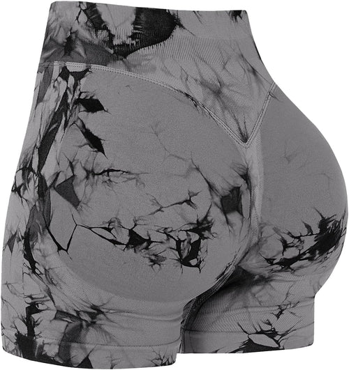 OVESPORT Seamless Workout Shorts for Women Scrunch Butt Lifting Gym Booty Biker Short Pants