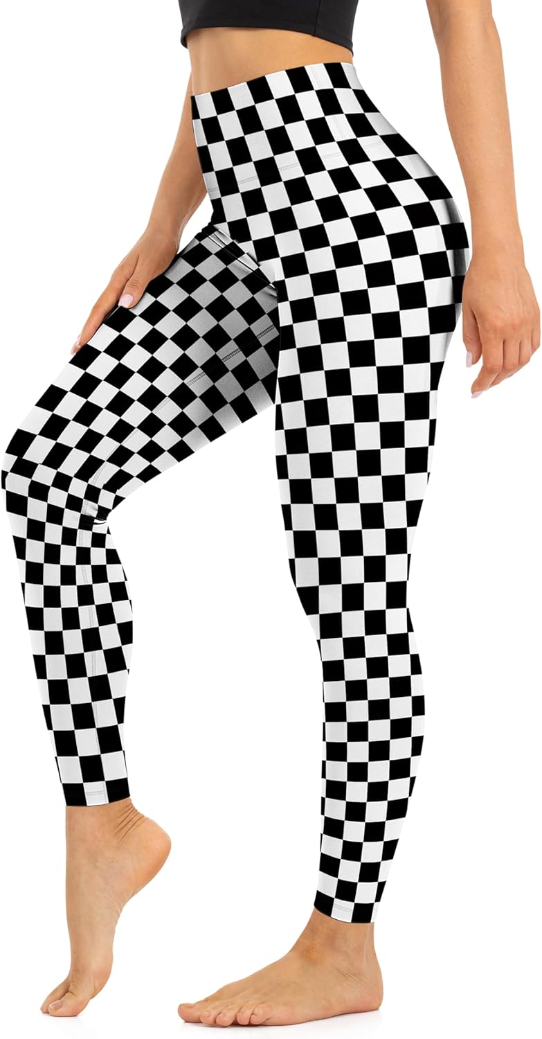 Blisset High Waist Leggings for Women - Opaque, Soft Tummy Control Athletic Pants for Yoga, Running, Workout and Gym