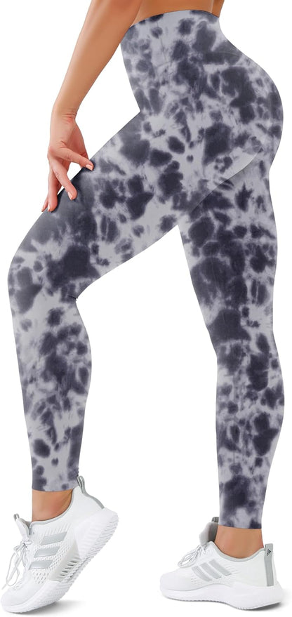 SUNCLOVE High Waisted Leggings for Women Tummy Control Buttery Soft Yoga Pants Womens Gym Workout Running Leggings