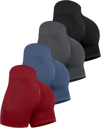 4 Packs (Black, Dark Gray, Navy, Burgundy)