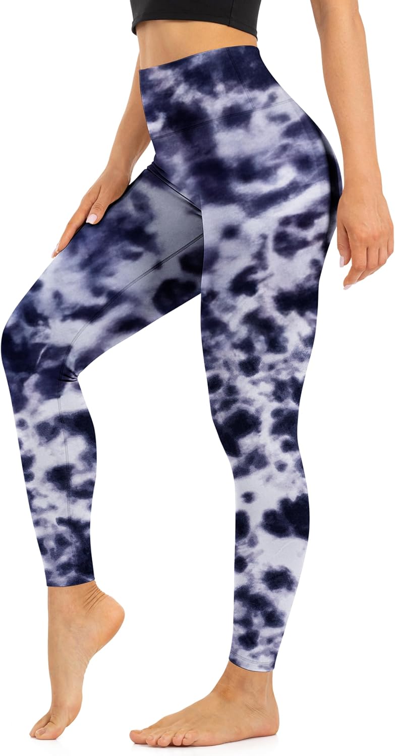 Blisset High Waist Leggings for Women - Opaque, Soft Tummy Control Athletic Pants for Yoga, Running, Workout and Gym