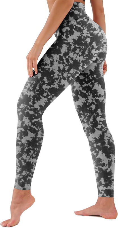 High Waisted Leggings for Women Buttery Soft Tummy Control Capri Yoga Pants for Workout Athletic Plus Size