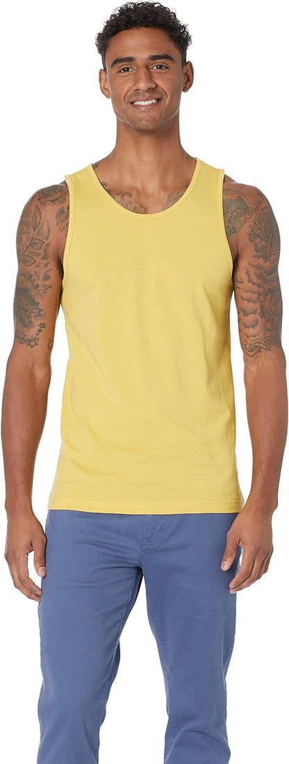 Amazon Essentials Men's Active Quick Dry Tech Stretch Moisture Wicking Lightweight Gym Tank Top