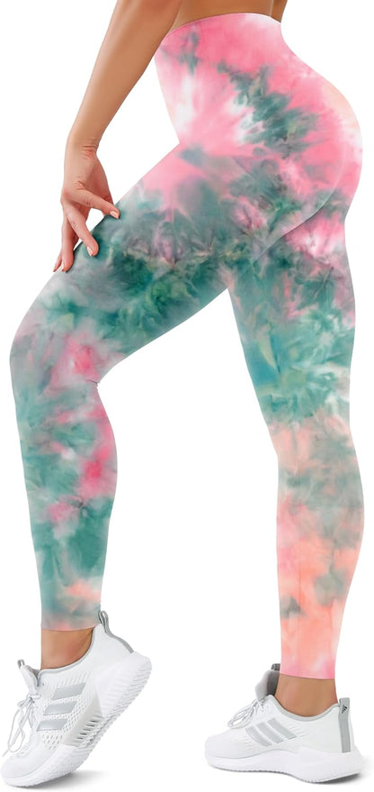 SUNCLOVE High Waisted Leggings for Women Tummy Control Buttery Soft Yoga Pants Womens Gym Workout Running Leggings