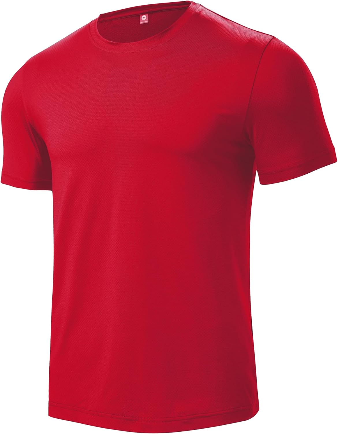 Men’s Short Sleeve Quick Dry Moisture Wicking Active Crew Neck T Shirt - Athletic Running Gym Workout Tee Tops