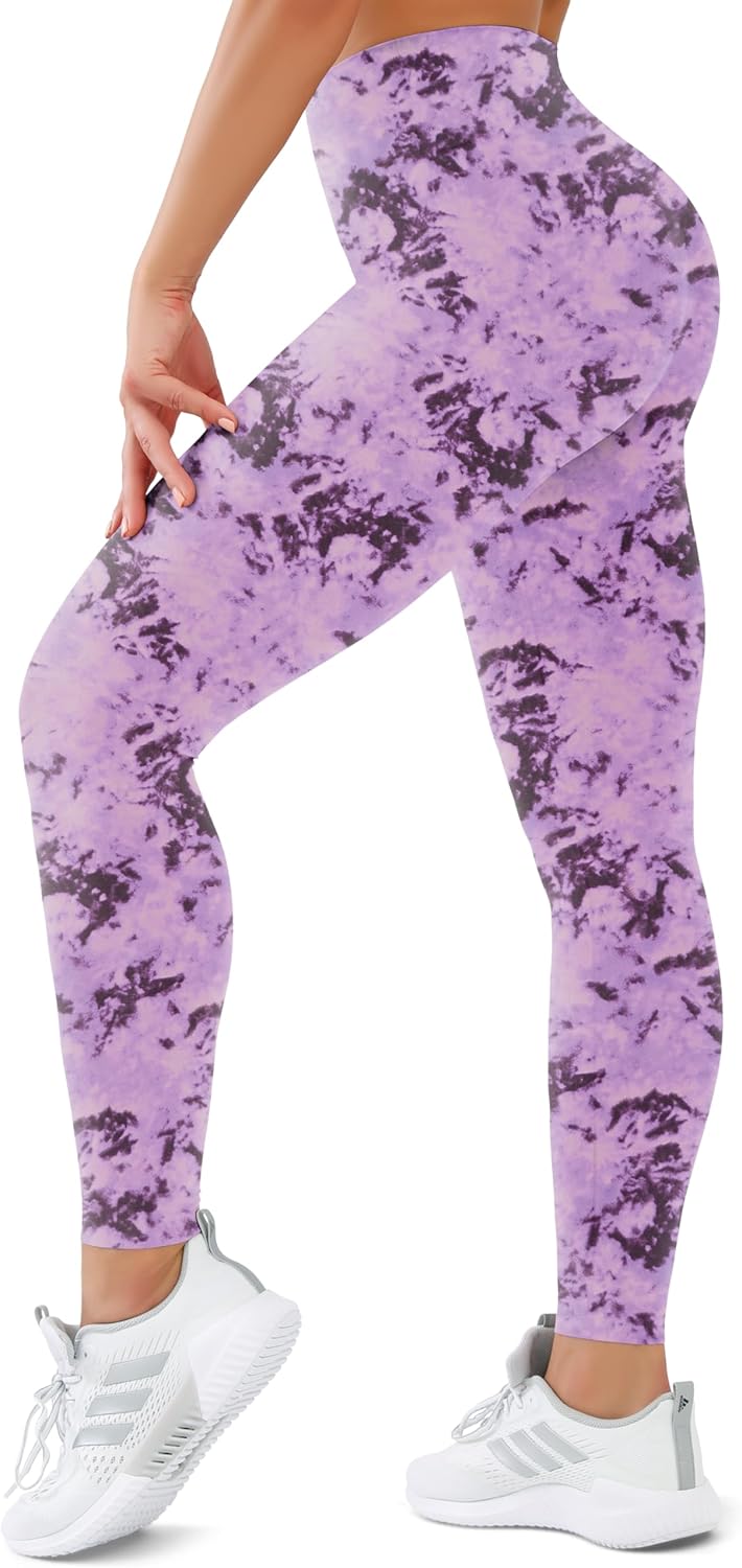 SUNCLOVE High Waisted Leggings for Women Tummy Control Buttery Soft Yoga Pants Womens Gym Workout Running Leggings
