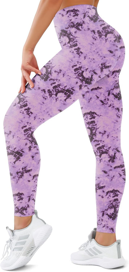 SUNCLOVE High Waisted Leggings for Women Tummy Control Buttery Soft Yoga Pants Womens Gym Workout Running Leggings