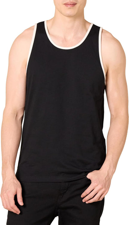 Amazon Essentials Men's Active Quick Dry Tech Stretch Moisture Wicking Lightweight Gym Tank Top