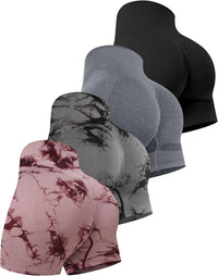 4 Packs (Black, Dark Gray, Tie Dye Black ,Tie Dye Burgundy )