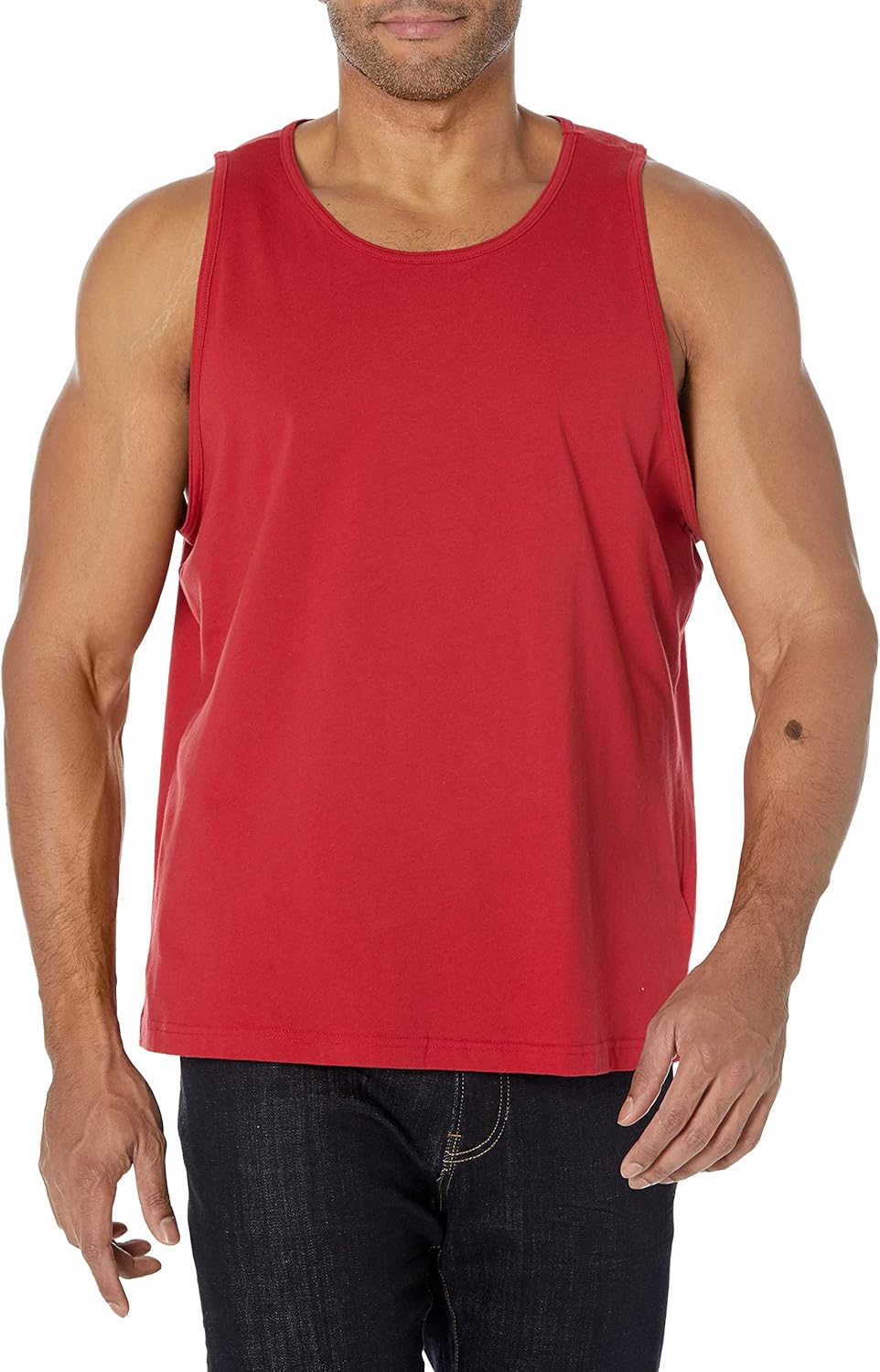 Amazon Essentials Men's Regular-Fit Sleeveless Tank Tops