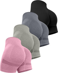 4 Packs (Black，dark Gray，grass Green，pink)