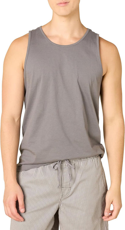 Amazon Essentials Men's Regular-Fit Sleeveless Tank Tops