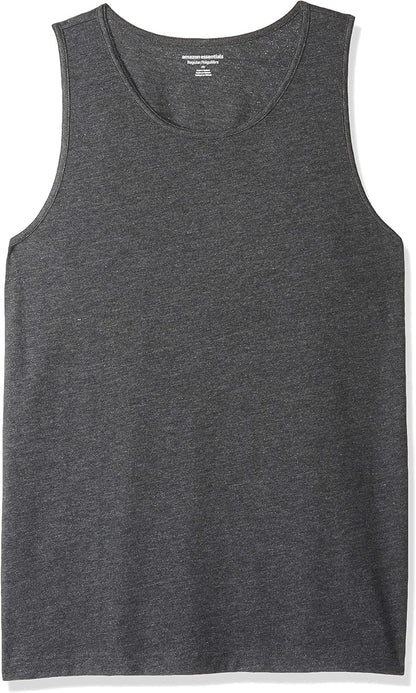 Amazon Essentials Men's Regular-Fit Sleeveless Tank Tops