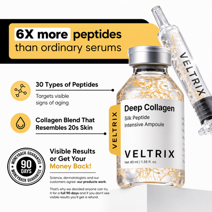 Collagen Peptide Ampoule for Firming & Wrinkle Repair (Korean Skincare)