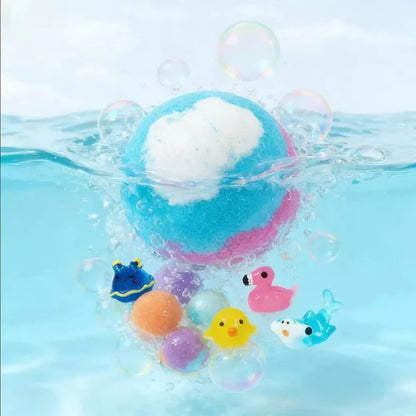 Kids Surprise Bath Bombs Set – 12 Pack with Toys Inside | Fun & Skin-Friendly